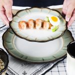 Yuquan Creative Ceramic Tableware Salad Bowl and Dessert Plate Four-Piece Set Wholesale